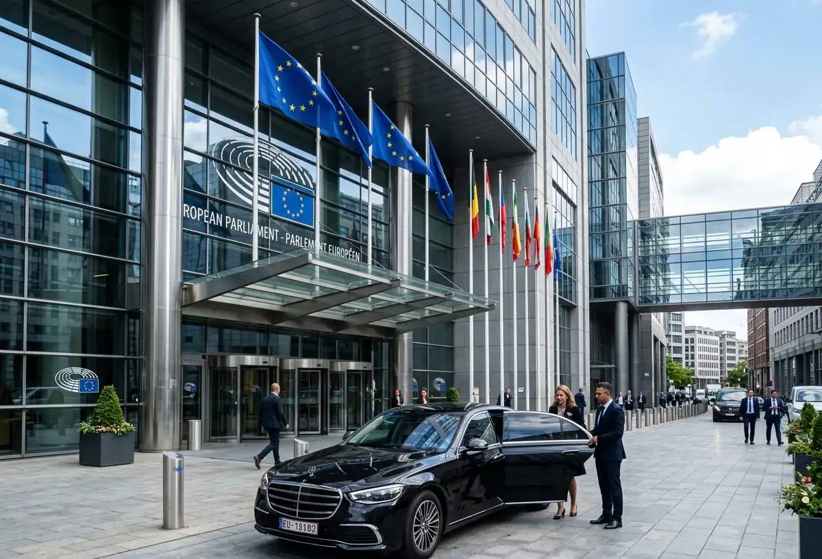 EU institution chauffeur service